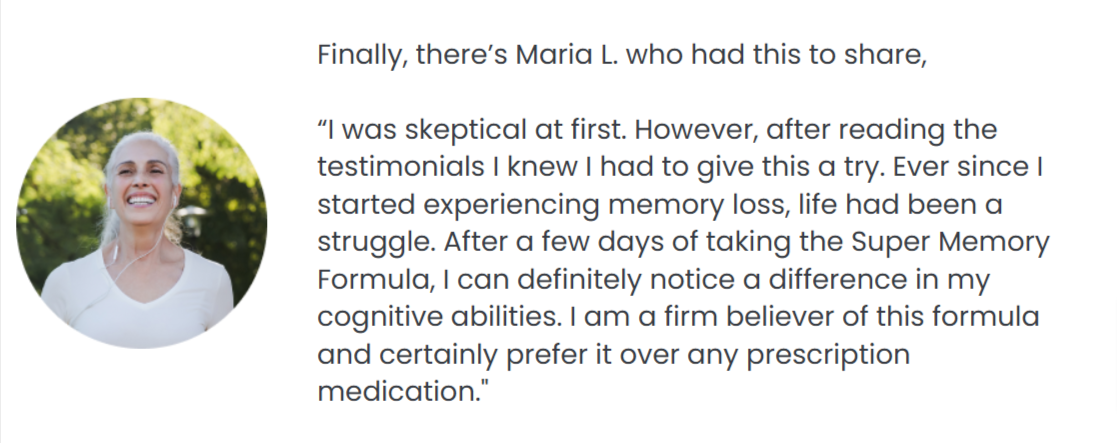 Super-Memory-Formula Customer Reviews